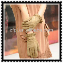 Dame dicke Futter Winter Handschuh Leder